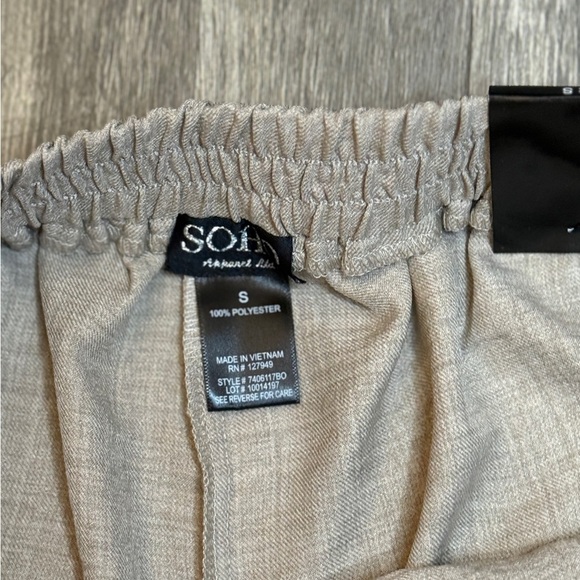 Soho Apparel Tan Wide Leg Pants - Picture 2 of 5